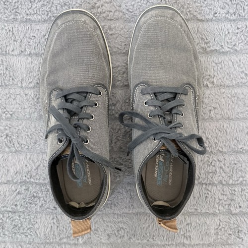 Casual grey skechers mens size - skechers,